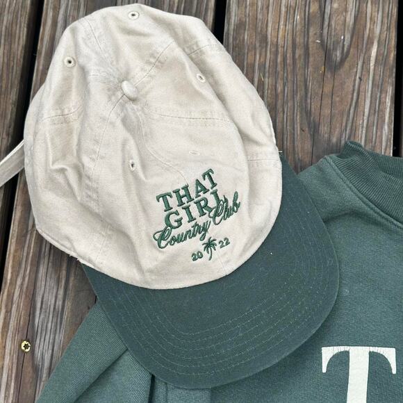 That Girl Country Club Matching Forest Green Lounge Set - Picture 2 of 5